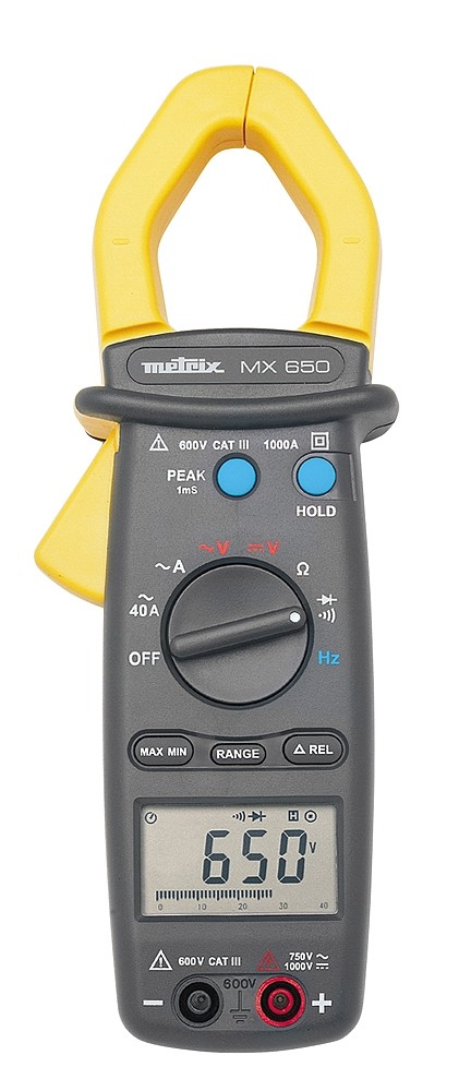 MX670 - Pince multimètre 100A - 1000A AC bi afficheur 10000 points - METRIX  - Distrimesure