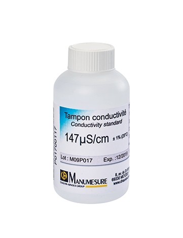 TAMPON CONDUCT.147µS/CM FLACON 125 ML